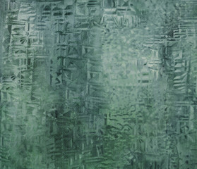 classic tile, green abstract pattern