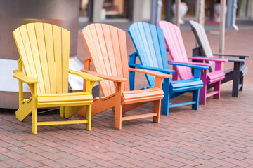 Colorful chairs