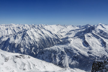 Obraz premium Tuxer Ferner Glacier in Austria, 2015