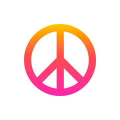 Icon "Symbol of peace". Vector.