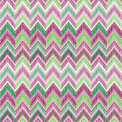 Abstract geometric seamless pattern. Fabric doodle zig zag line ornament