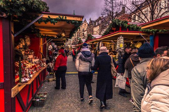 December 02, 2016: In the Storget street in central Copenhagen,