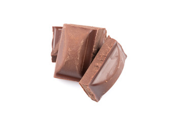 Broken chocolate bar