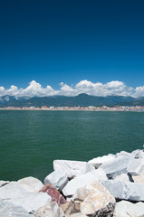 View of Versilia coast - Viareggio