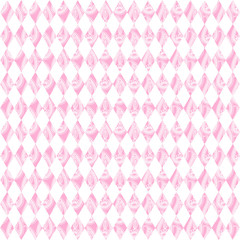 Geometric rhombus seamless pattern on white background. Vector illustration.
