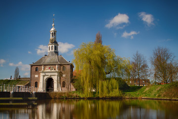 Fototapeta na wymiar Zijlpoort Leiden