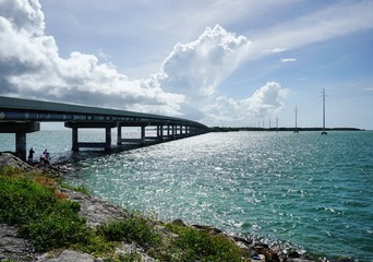 Highway 1 in Flarida, Florida Keys