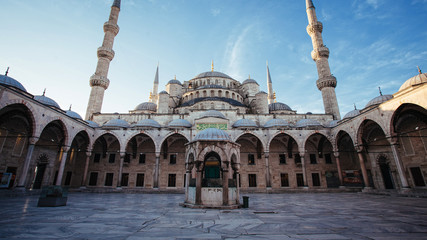 Courtyard at Blue Mosque, Istanbul