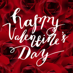 Vector Happy Valentines day background