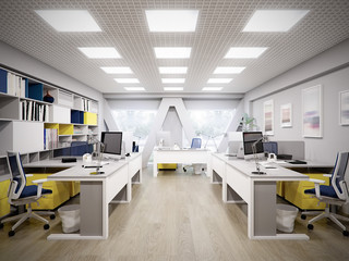 Spacious and bright modern office - 135977350