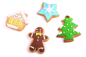 Cookies with Christmas topping