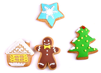 Cookies with Christmas topping