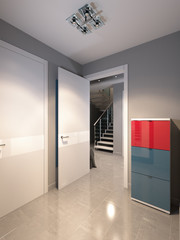 Bright and cozy hall