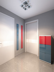 Bright and cozy hall