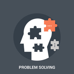 problem solving icon concept