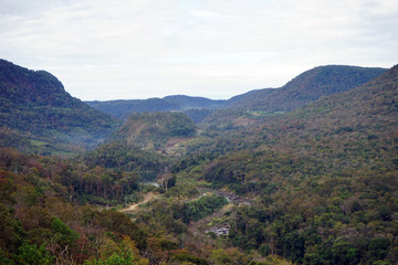 Fototapeta na wymiar Bolaven plateau ion Laos