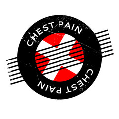 Chest Pain rubber stamp. Grunge design with dust scratches. Effects can be easily removed for a clean, crisp look. Color is easily changed.