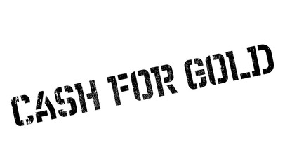 Cash For Gold rubber stamp. Grunge design with dust scratches. Effects can be easily removed for a clean, crisp look. Color is easily changed.