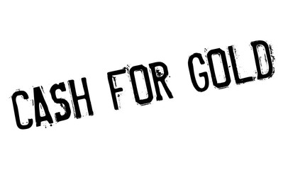 Cash For Gold rubber stamp. Grunge design with dust scratches. Effects can be easily removed for a clean, crisp look. Color is easily changed.