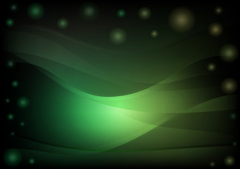 Vector abstract dark green background
