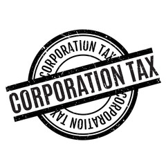 Corporation Tax rubber stamp. Grunge design with dust scratches. Effects can be easily removed for a clean, crisp look. Color is easily changed.