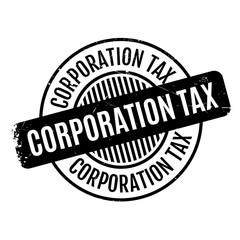 Corporation Tax rubber stamp. Grunge design with dust scratches. Effects can be easily removed for a clean, crisp look. Color is easily changed.