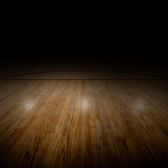 Basketball Arena With Special Lighting and Copy Space - 135988158