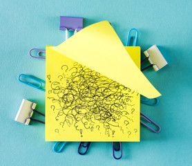 Doodle on a sticky note