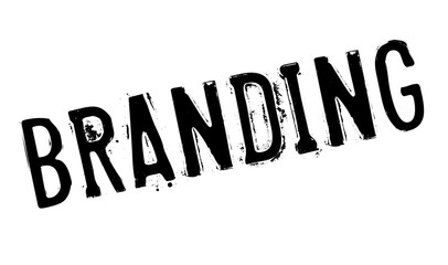 Branding rubber stamp. Grunge design with dust scratches. Effects can be easily removed for a clean, crisp look. Color is easily changed.