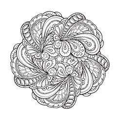 Abstract round design element