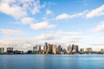Fototapeta premium Boston downtown skyline city view