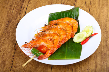 Prawn skewer