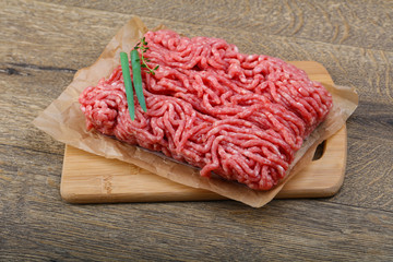 Minced beef