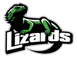 Fototapeta premium Lizard mascot