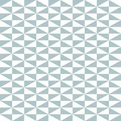 Geometric vector pattern with blue and white triangles. Geometric modern ornament. Seamless abstract background