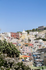 Fototapeta premium プロチダ島 コリチェッラ地区