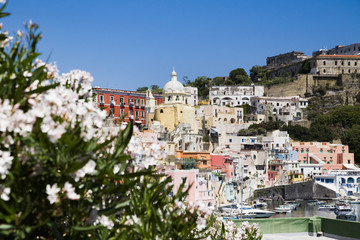 Obraz premium プロチダ島 コリチェッラ地区