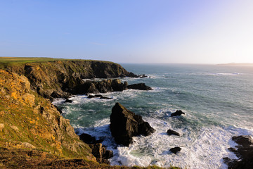 St David's Channel meets the Pembrokeshire Coast