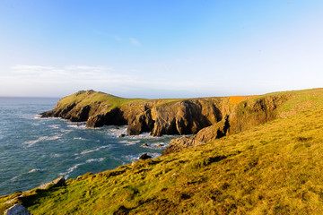 St David's Channel meets the Pembrokeshire Coast