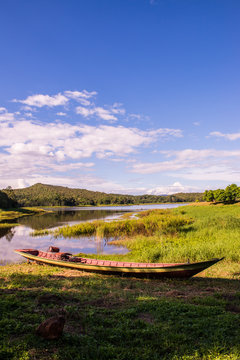 Landscape View of Mae Puem Reservoir