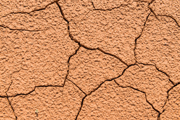 Ground soil texture dry dirt land with rock