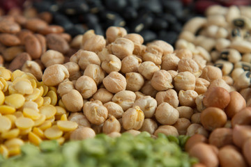 Chick pea in grains legumes seed