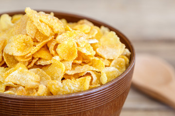 Corn flakes heap