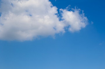 blue sky with cloud