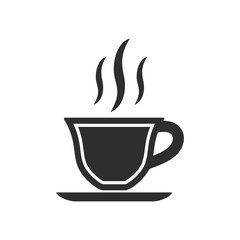 Coffee cup - vector icon.