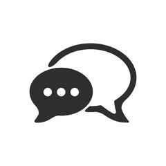 Chatting - vector icon.