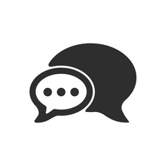 Chatting - vector icon.