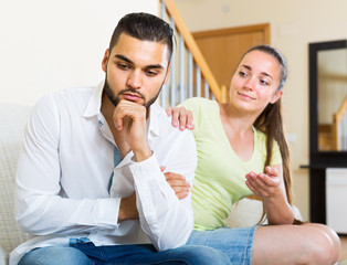  wife listening husband