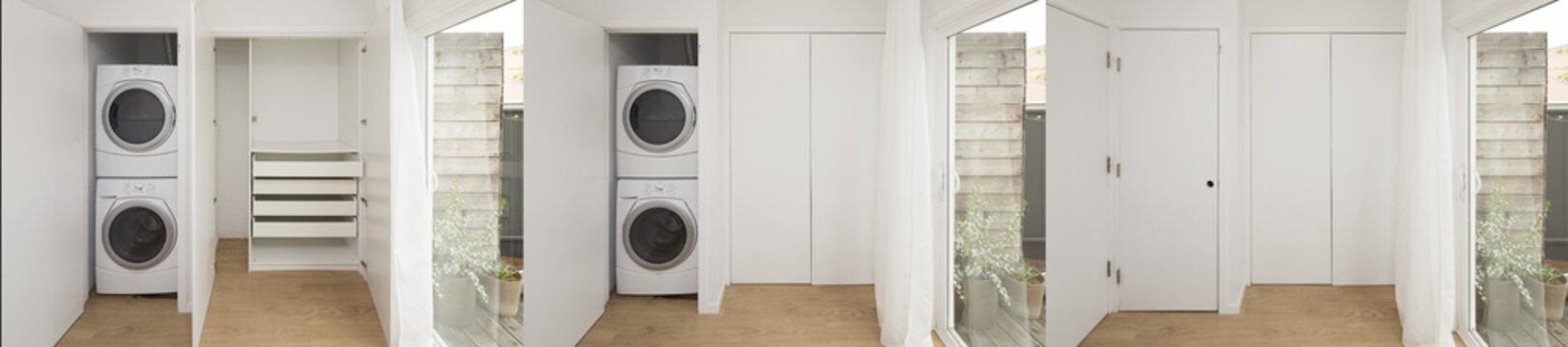 Stacked Washer And Dryer Design Ideas