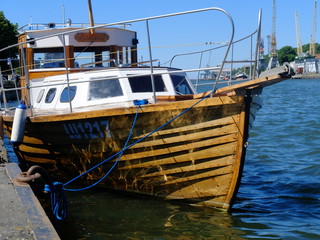 Boat in the port.